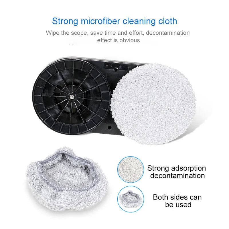 Lot de 6 Paires de Chiffons Microfibres de Remplacement pour Robot Aspirateur
