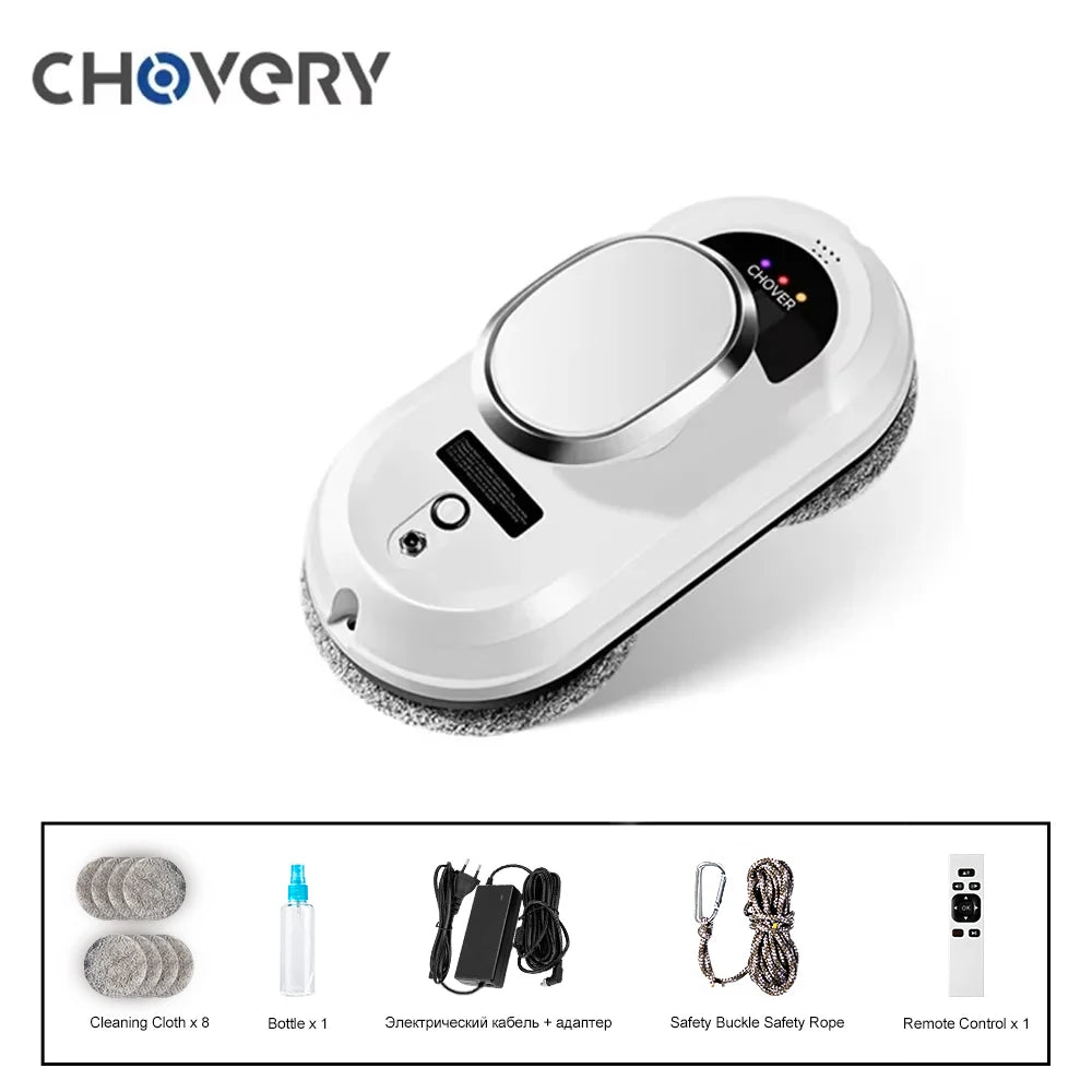 CHOVERY CL‑1 – Robot Lave‑Vitres Automatique 5600 Pa avec Télécommande & Pulvérisation