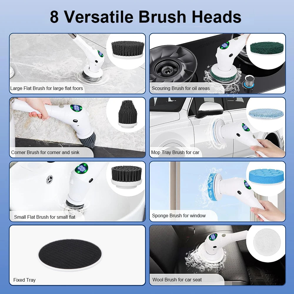 CleanHow SpinBrush Pro – Brosse électrique rotative salle de bain